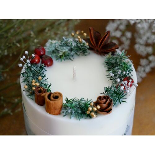 ソイキャンドル North Candle ボタニカルキャンドル クリスマスリース 日本製 クリスマスリース Tentoten テントテン Market