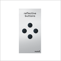 reflective buttons